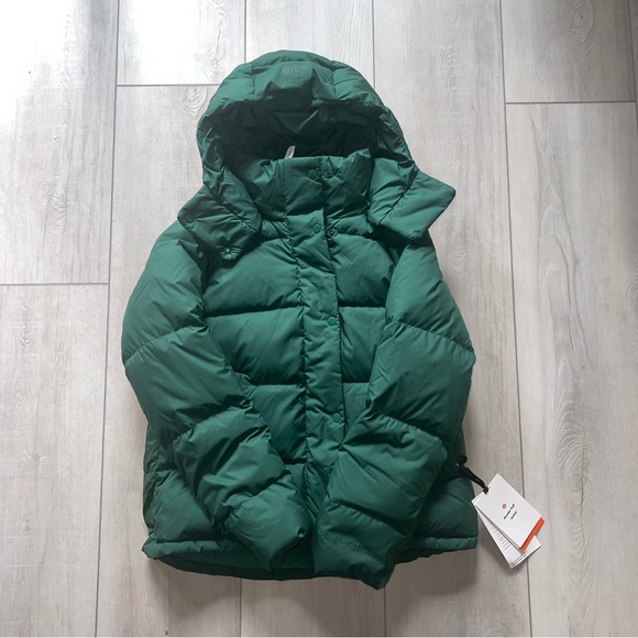 NWT Lululemon Wunder Puff Jacket Everglade Green EVRG 4 6 8 10 - Picture 8 of 13